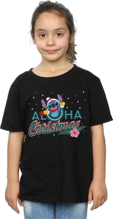 Immagine prodotto Disney Lilo And Stitch Aloha Christmas Maglietta Ragazze (152, 158)