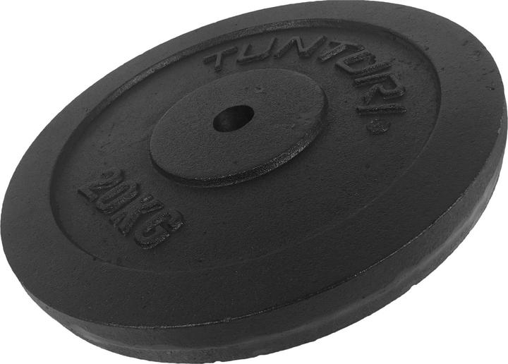 Tunturi Gusseisen 20 kg Gewichtscheibe 30 mm (1 x 20 kg)
