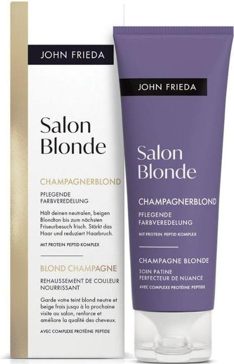 Actual product image John Frieda Salon Blonde Champagnerblond Pflegende Farbveredelung - 120ml