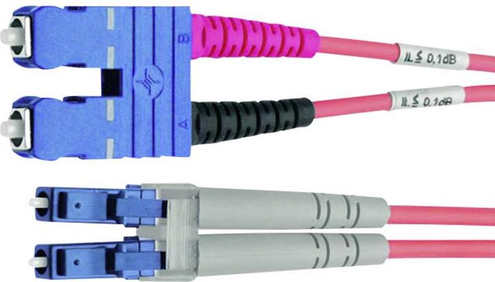 Produktbild Telegärtner LWL-Kabel Duplex SC-Stecker / LC-Stecker 9/125 µ Singlemode OS2 5 m (U/FTP, CAT7, 5 m)