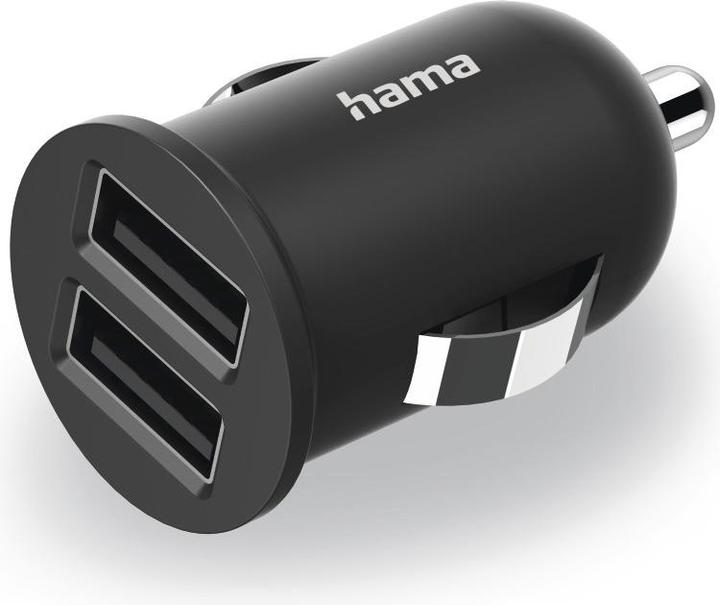 Immagine prodotto Hama Caricabatterie da auto, USB a 2 pieghe, 2,4 A