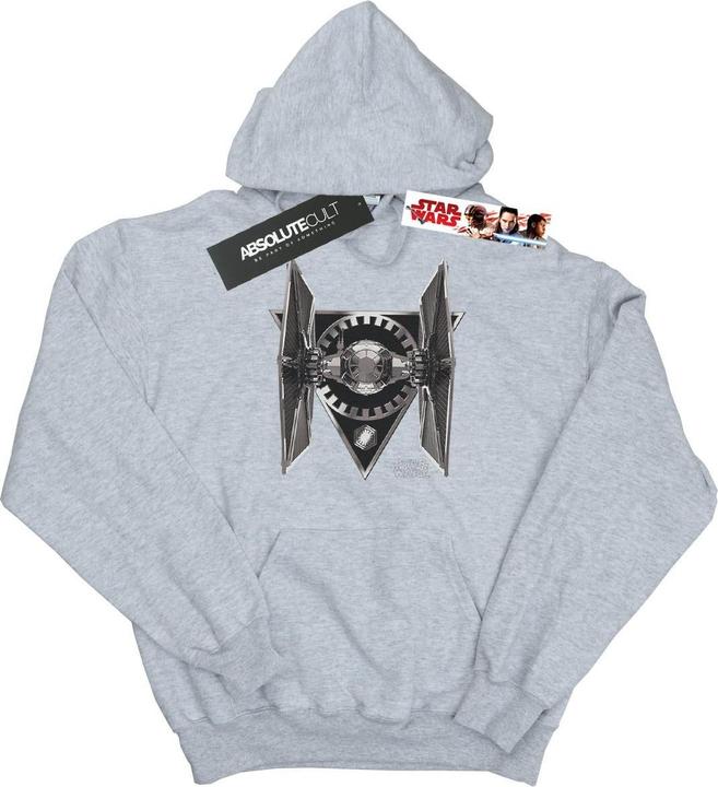 Immagine prodotto Star Wars The Last Jedi TIE Fighter Felpa con Cappuccio Ragazzi (140, 146)