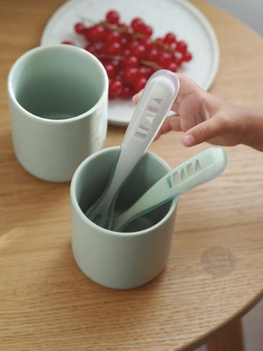 Immagine prodotto Beaba SET DI SILICONE 2 PEZZI. TASCHE CON SCATOLA, Grigio