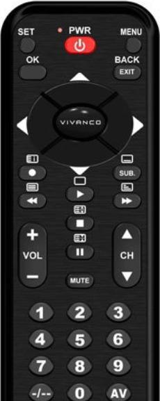 Image du produit Vivanco Ur 12 Bn (Télécommande universelle, Infrarouge)