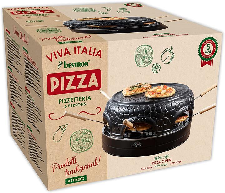 Produktbild Bestron Pizzetteria für 6 Personen