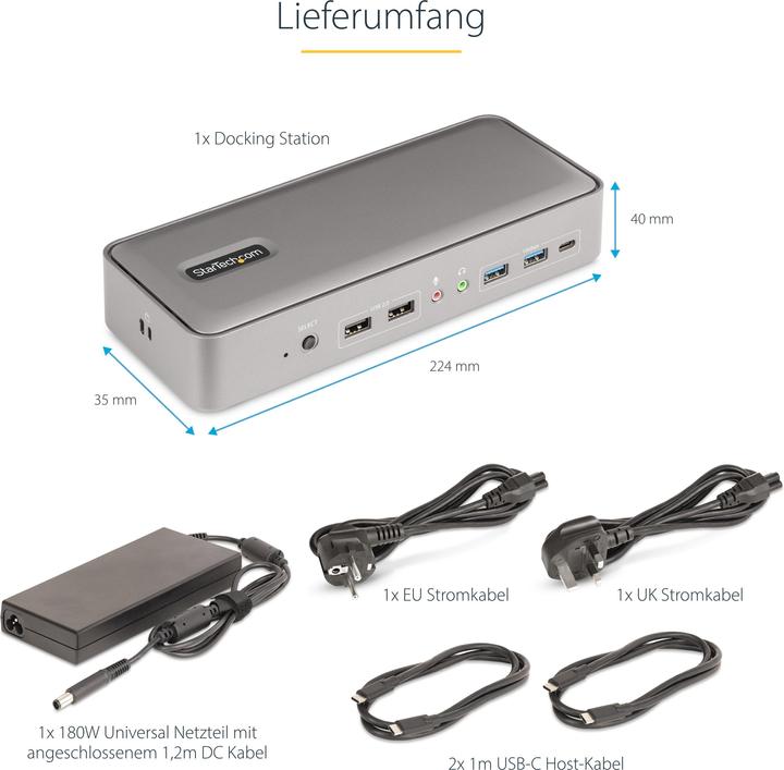Image du produit StarTech 129UE-USBC-KVM-DOCK