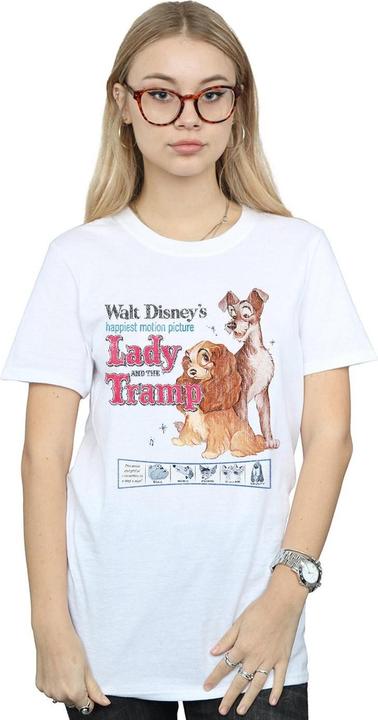 Produktbild Disney Lady And The Tramp Distressed Classic Poster TShirt (M)