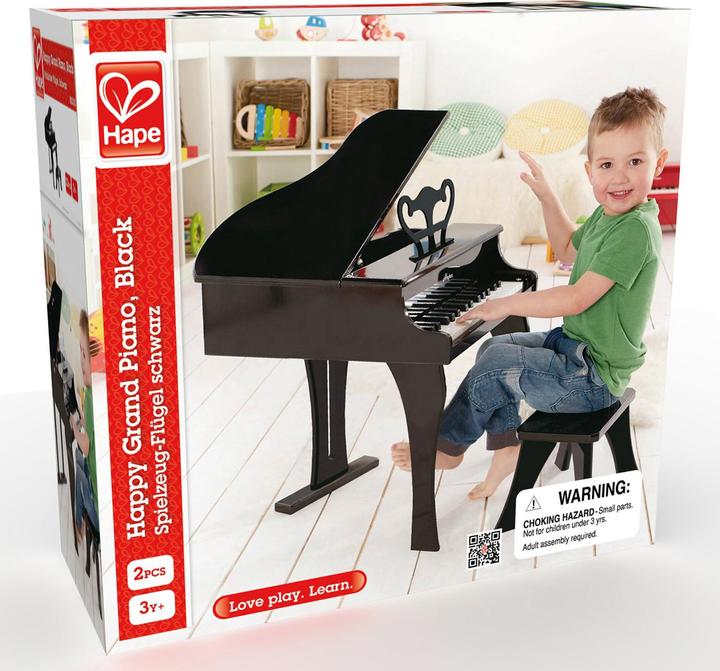 Immagine prodotto Hape Pianoforte a coda giocattolo (Multilingue, Inglese, Tedesco, Francese)