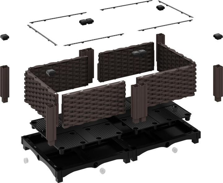 Image du produit Relaxdays Jardinière plastique