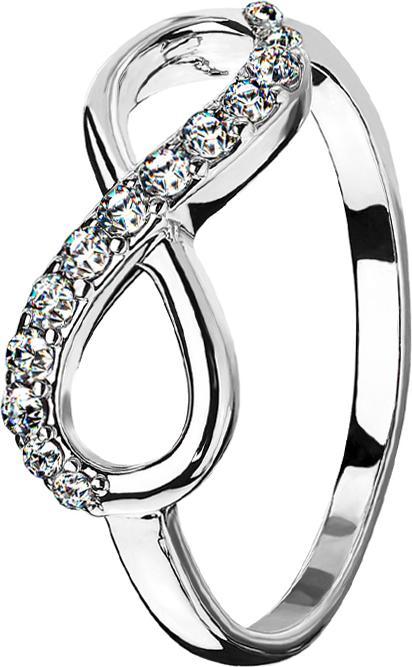 Image du produit Star Piercing Bague argent infini avec cristal (52)
