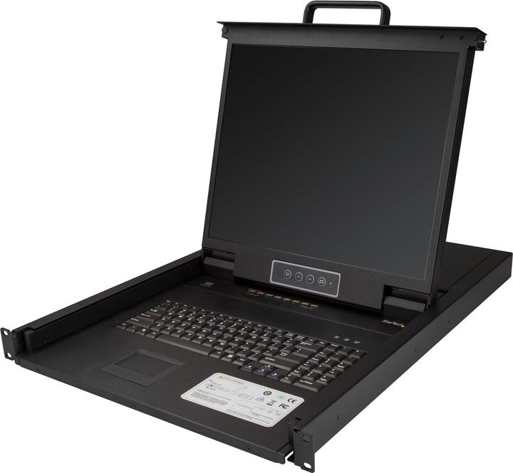Produktbild Digitus Modulare Konsole mit 17 TFT48,3cm 8Port KVM Touch 8 x HDMI, HD Auflösung, GE Tastatur