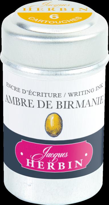 Herbin Tintenpatronen (Füllertinte, Gelb)