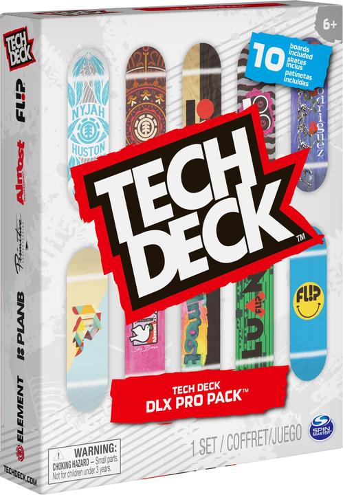 Actual product image Spin Master Tech Deck - DLX Pro Fingerboard Set of 10