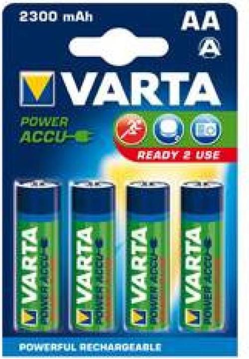 Actual product image Varta Rechargeable battery (4 pcs., AA, 2400 mAh)