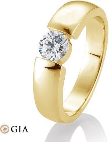 Immagine prodotto Breuning Tensione dell'anello 0,40-0,60 ct. (49, Oro 750/18 K)