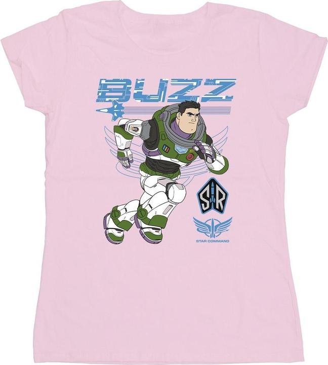 Actual product image Disney Womens/Ladies Lightyear Buzz Run To Action Cotton T-Shirt (L)