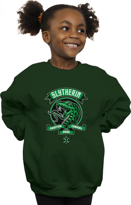 Immagine prodotto Slytherin Toon Crest Felpa Ragazze (116)