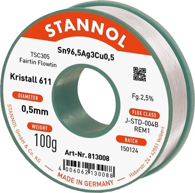 Image du produit Stannol Fil de soudure cristal 611 (Souder)