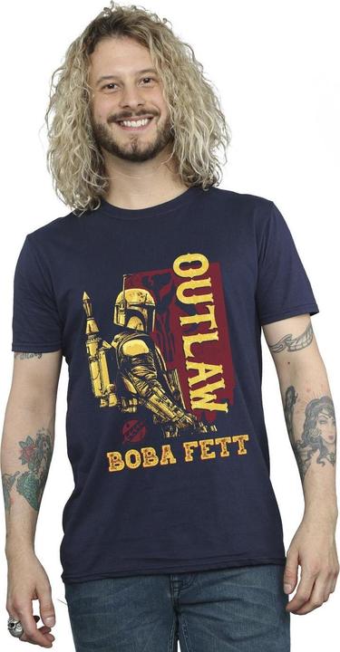 Produktbild Star Wars The Book Of Boba Fett Distressed Outlaw TShirt (XXL)