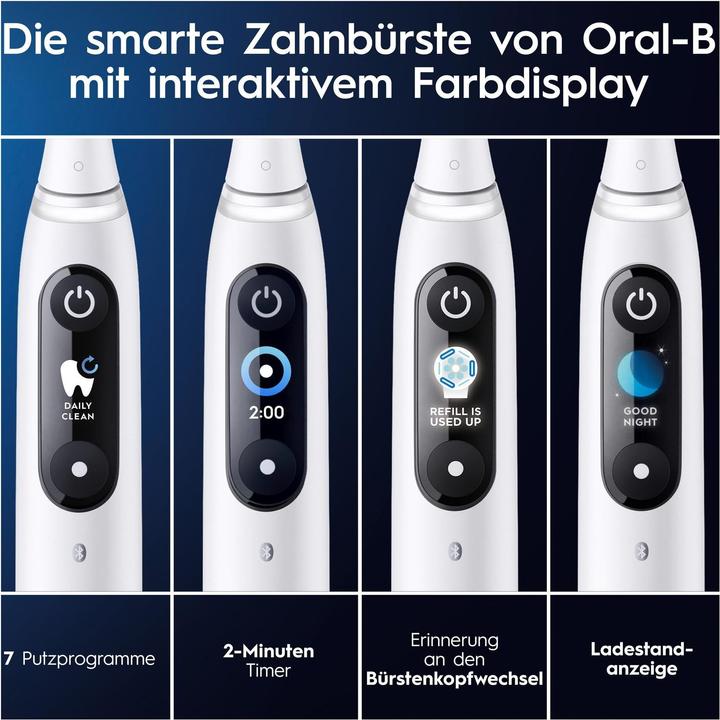 Produktbild Oral-B iO Series 9, White Alabaster Luxe Edition Elektrische Zahnbürste (Oszillierende Zahnbürste)