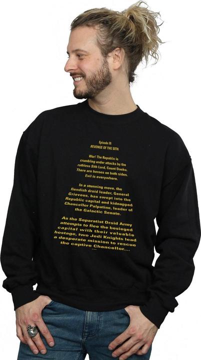 Produktbild Star Wars Revenge Of The Sith Opening Crawl Sweatshirt (L)