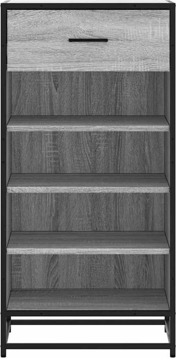 Actual product image VidaXL Shoe rack grey Sonoma 48x38x97.5 cm wood-based material