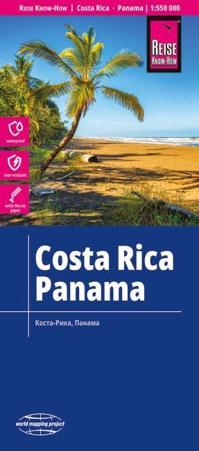 Produktbild Costa Rica, Panama. 1:550'000
