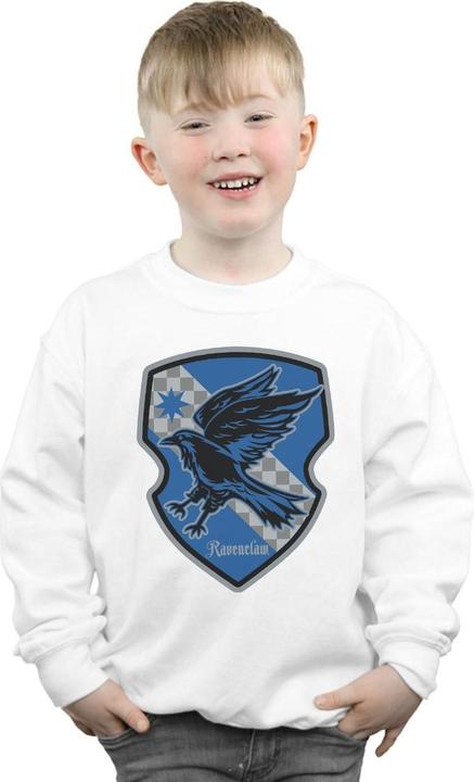 Actual product image Boys Ravenclaw Crest Flat Sweatshirt (140, 146)