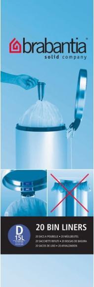 Produktbild Brabantia Perfect Fit D (20 x, 15 l)