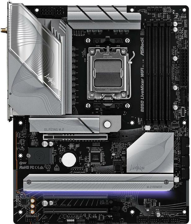 AsRock B850 LiveMixer WiFi (AM5, AMD B850, ATX)