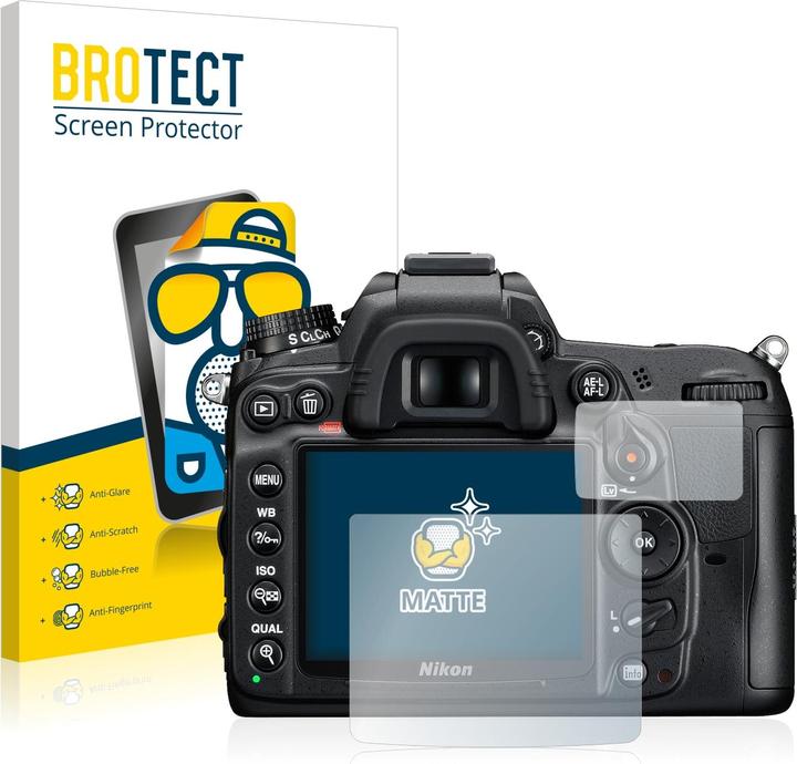 Image du produit BROTECT Film de protection antireflet Protection d'écran mat (Protecteur d'écran, D7000)