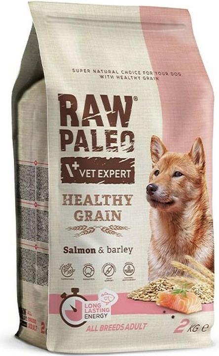 Actual product image Raw Paleo Healthy Grain Adult Salmon & Barley (Adult, 1 pcs., 2000 g)