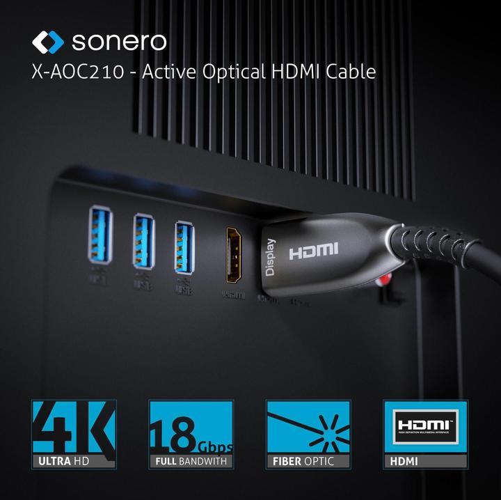 Produktbild Sonero HDMI – HDMI (30 m, HDMI)