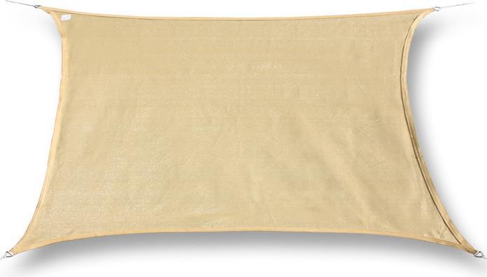 Image du produit Swisshandel24 Voile d'ombrage imperméable rectangulaire 3x6m, sable (3 x 6 m)