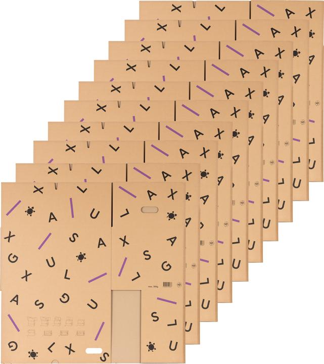 Produktbild Galaxus Umzugskarton (10er Set) (60 x 40 x 35 cm, 84 l)