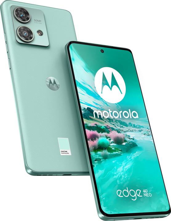 Produktbild Motorola Edge 40 Neo (256 GB, Soothing Sea, 6.55", Dual SIM, 50 Mpx, 5G)