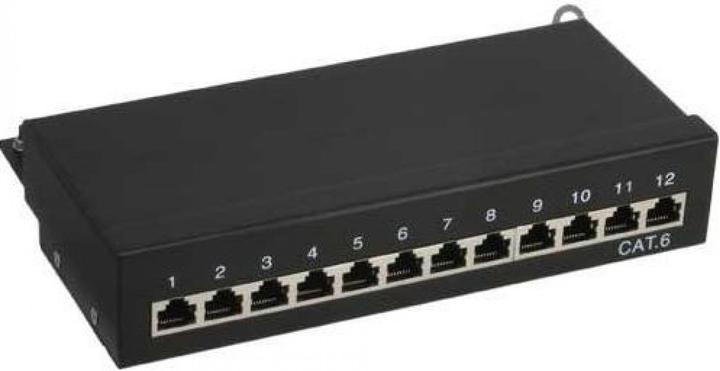 Actual product image InLine Patch panel Cat.6 12-way