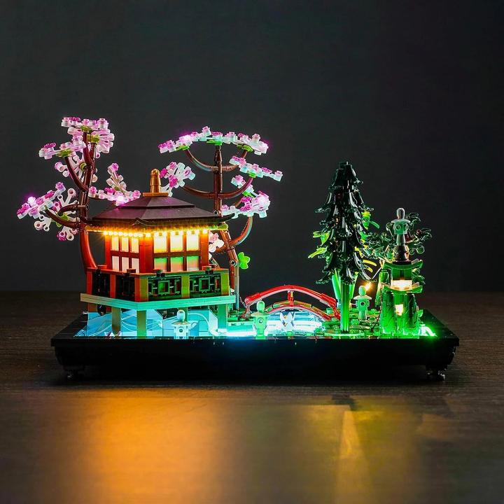 Immagine prodotto BrickBling Set di luci a LED per LEGO Giardino del Silenzio (10315), incluso il telecomando