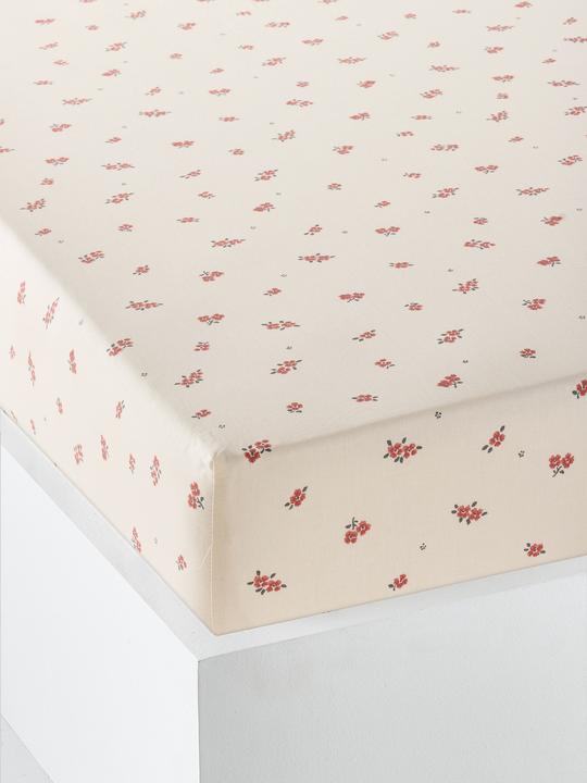 Image du produit Vertbaudet Kinder Spannbettlaken HIPPIE mit Recycling-Baumwolle (90 x 190 cm)