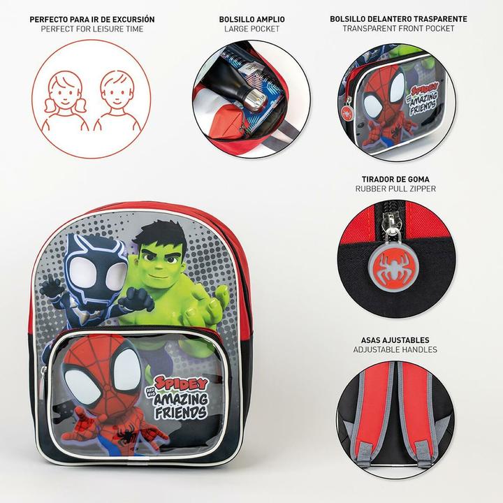 Produktbild Schulrucksack Spidey Rot 25 x 3 x 12 cm