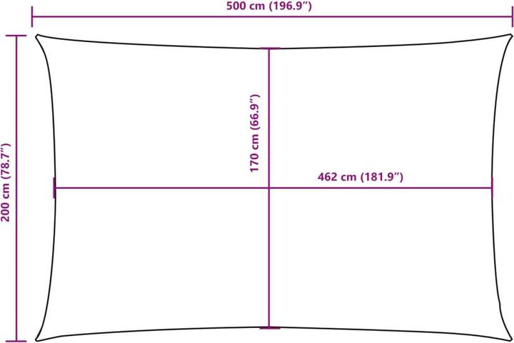 Produktbild VidaXL Nezhatok (200 x 500 cm)