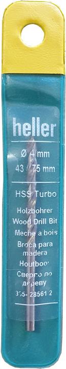Actual product image Heller Wood twist drill 4 mm 28561 2 (4 millimetres)
