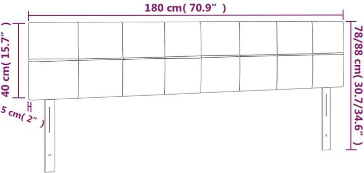Immagine prodotto VidaXL Alyssa (180 x 5 x 88 cm)