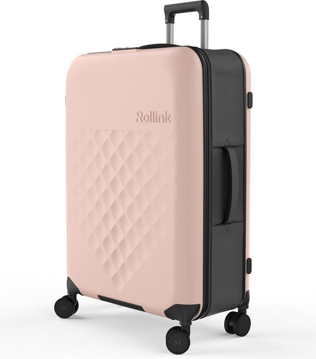 Immagine prodotto Rollink Valigia / trolley / valigia da viaggio Harde - Vega 360 - 76 cm - Rosa (105 l, L (90 - 115l))