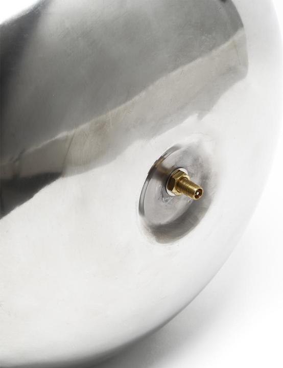 Image du produit Wiltec 100L INOX Réservoir pression à vessie pour la surpression domestique cuve ballon, suppresseur pompe (Pompe à eau domestique)