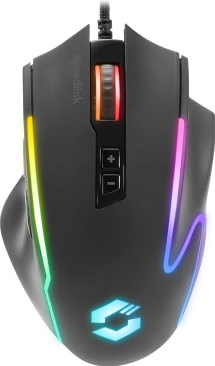 Immagine prodotto Speedlink DECUS NX RGB Gaming Mouse, rubber-black (Cablato)