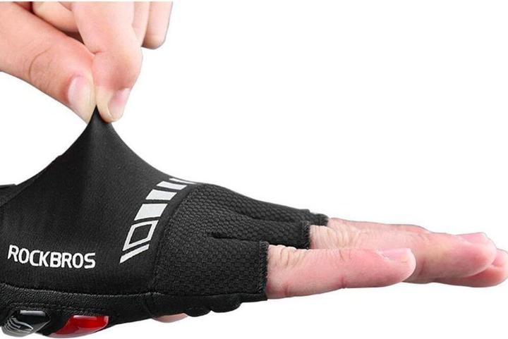 Image du produit Rockbros S143-BK XL gants de cyclisme avec inserts en gel - noir (XL)