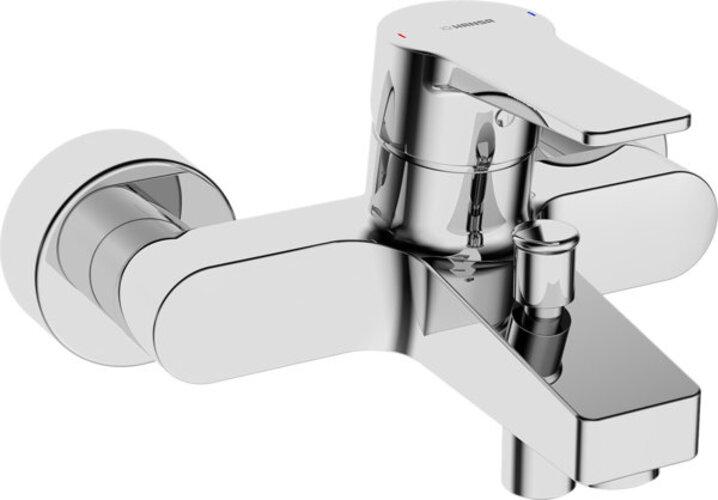 Hansa Miscelatore Hansatwist per vasca e doccia, con dispositivo di sicurezza, sporgenza: 162 mm, 09