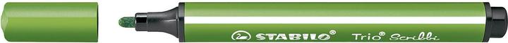 Actual product image STABILO Trio Scribbi Spring loaded triangular felt tip pen (Green, 1 x)