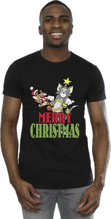 Produktbild Tom & Jerry Merry Christmas Baubles TShirt (3XL)